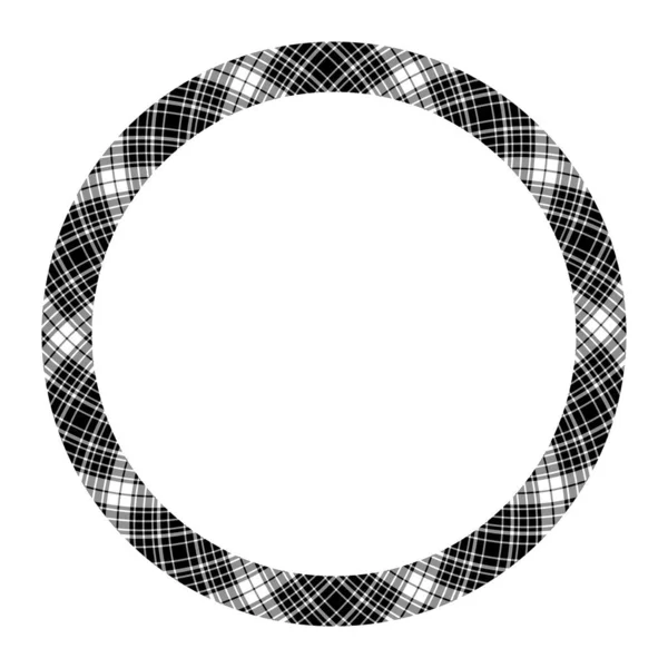 Вектор меж кола і кадрів. Круглий візерунок рамки геометричний — стоковий вектор