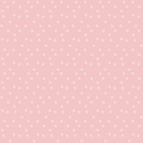 Gently pastel baby color background dots seamless pattern — ストックベクタ