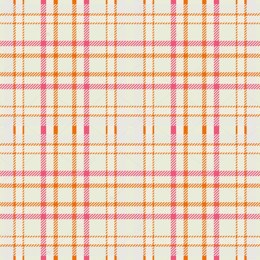Tartan scotland seamless plaid pattern vector. Retro background 