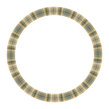 Yuvarlak çerçeve vektör Vintage desen tasarım şablonu. Daire Borde