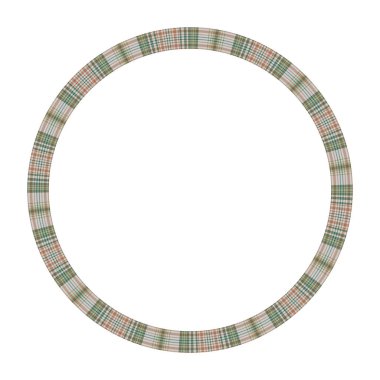 Yuvarlak çerçeve vektör Vintage desen tasarım şablonu. Daire Borde