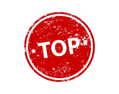 Üst damga vektör dokusu. Lastik klişe damga. Web ya da yazdırma de