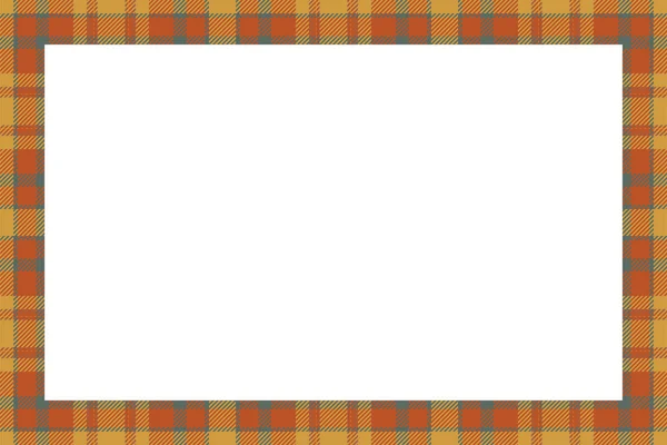 Vintage διάνυσμα καρέ. Σκωτσέζικο μοτίβο συνόρων ρετρό στυλ. Tarta — Διανυσματικό Αρχείο