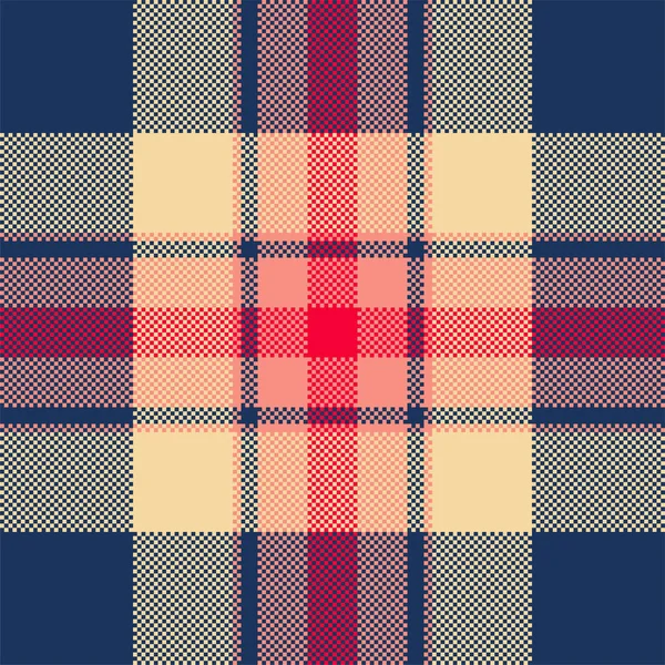 Pixel achtergrond vector ontwerp. Moderne naadloze patroon plaid. S — Stockvector