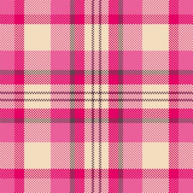 Piksel arkaplan vektör tasarımı. Modern, pürüzsüz desenli ekose. Evet.