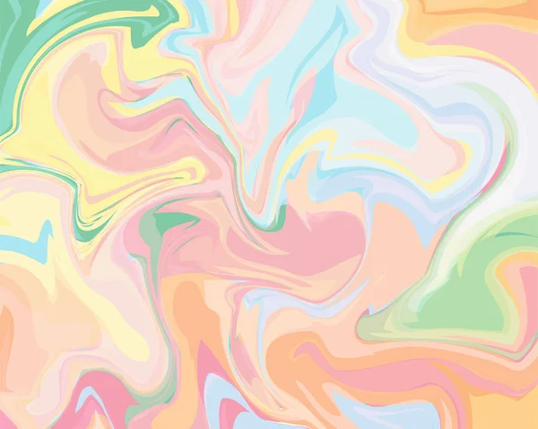 Fondo líquido abstracto moderno. Color fluido pintura dinámica con — Archivo Imágenes Vectoriales