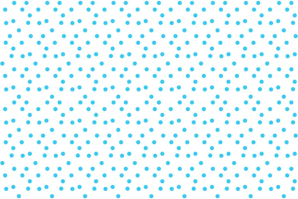 Lunares aleatorios azules sobre fondo blanco patrón sin costuras — Archivo Imágenes Vectoriales
