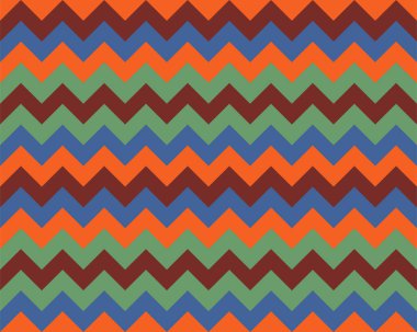 Zigzag deseni pürüzsüz. Zig zag arkaplan rengi. Vektör abstra