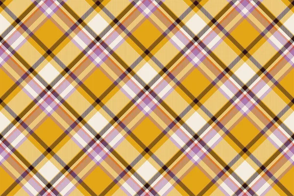 Tartan Scotland nahtlos karierte Muster Vektor. Retro-Hintergrund — Stockvektor