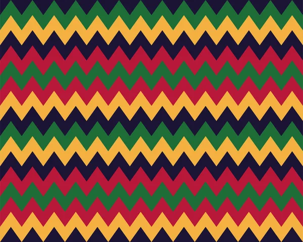 Patrón Zigzag sin costuras. Zig zag color de fondo. Vector abstra — Archivo Imágenes Vectoriales