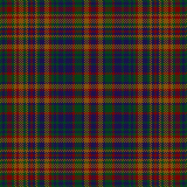 Tartan ruitpatroon naadloos. Print stof textuur. Controleer vecto — Stockvector