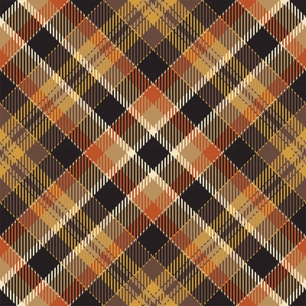 Tartan Scotland, bezešvý vektor se vzorem. Retro pozadí — Stockový vektor