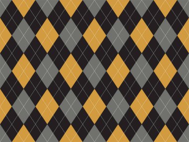 Argyle deseni kusursuz. Kumaş dokusu arka planı. Klasik argill vektör süslemesi.
