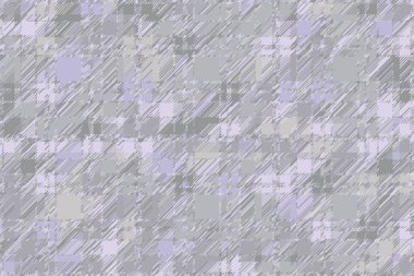 Modern arıza geçmişi. Renkli geometrik soyut model vektörü. Hasar çizgileri duvar kağıdını etkiler. Grunge desenli ekose..