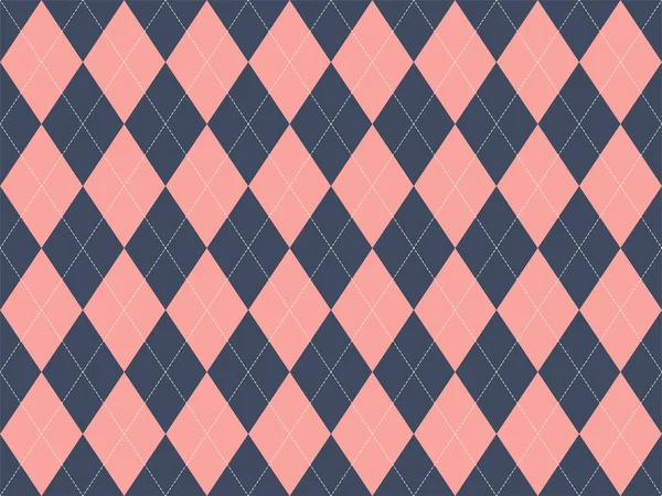 Patrón Argyle Sin Costuras Textura Tela Fondo Clásico Ornamento Vector — Archivo Imágenes Vectoriales