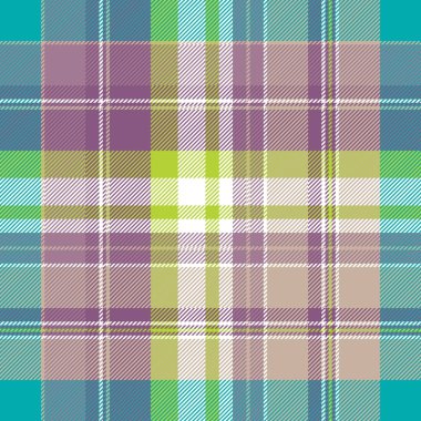 Modern kusursuz desen kumaş dokusunu kontrol et. Düz dizayn. Vektör illüstrasyonu.