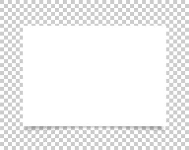 Gerçekçi gölgesi olan Vektör Kağıt Biçimi A4. Beyaz boş sayfa arka planda izole edildi. Şablonu düzenle.