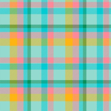 Tartan İskoçya kusursuz ekose desenli taşıyıcı. Retro arkaplan kumaşı. Tekstil baskısı, ambalaj kağıdı, hediye kartı, duvar kağıdı düz tasarım için klasik denetim renk kare geometrik dokusu.