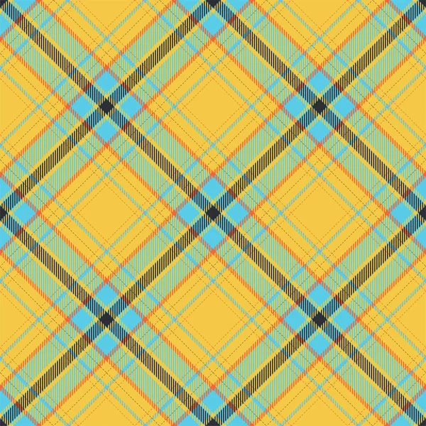 Tartan Scotland Seamless Plaid Pattern Vector Retro Background Fabric Vintage — Stock Vector