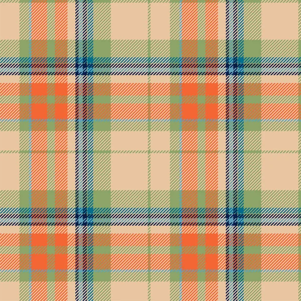 Vetor Padrão Xadrez Sem Costura Tartan Scotland Tecido Fundo Retro —  Vetores de Stock