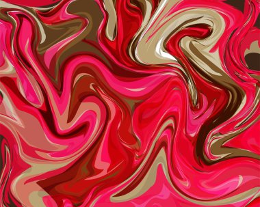 Modern soyut sıvı arkaplan. Baskı pankartı, poster, web sayfası, iniş için renk sıvısı dinamik konsept şablonu. Düz dizayn. Vektör illüstrasyonu.