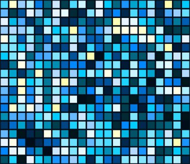 Renkli mozaik. Renkli bir geçmiş. Soyut, pürüzsüz desen. Vektör illüstrasyonu. 