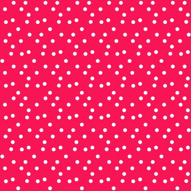 Modern kırmızı polka arka planı pürüzsüz vektör deseni