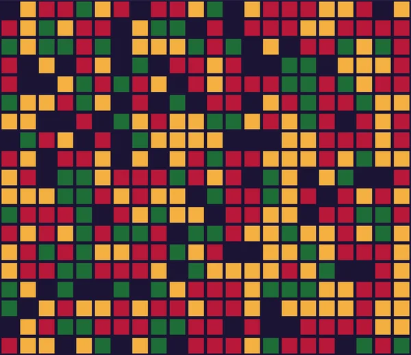 Цветная Мозаика Красочный Фон Абстрактный Бесшовный Шаблон Векторная Иллюстрация — стоковый вектор