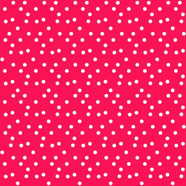 Moderno Patrón Vector Sin Costura Fondo Polka Roja — Vector de stock