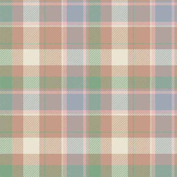 Vecteur Motif Carreaux Écossais Tartan Sans Couture Tissu Fond Rétro — Image vectorielle