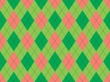 Argyle deseni kusursuz. Kumaş dokusu arka planı. Klasik argill vektör süslemesi.