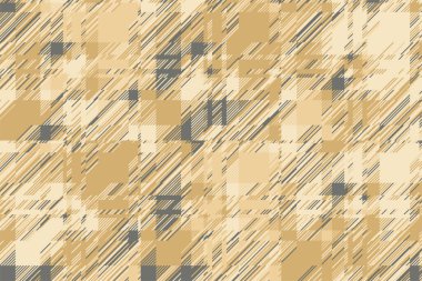 Modern arıza geçmişi. Renkli geometrik soyut model vektörü. Hasar çizgileri duvar kağıdını etkiler. Grunge desenli ekose..