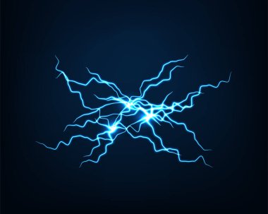 Soyut arka plan vektör elektrik ışığı. Kıvılcım etkisi. Parlak kıvrımlı çizgi. Neon parlayan eğriler.