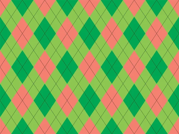 Patrón Argyle Sin Costuras Textura Tela Fondo Clásico Ornamento Vector — Vector de stock