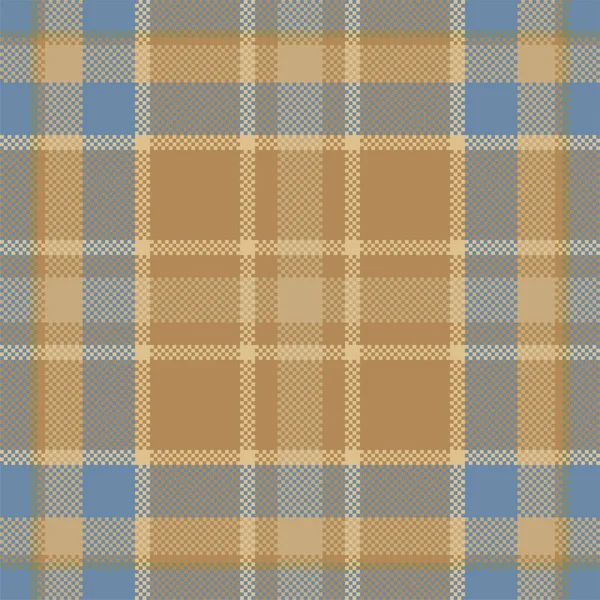 Pixel Achtergrond Vector Ontwerp Moderne Naadloze Patroon Plaid Vierkante Textuur — Stockvector