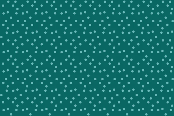 Simple Green Blue Polka Background Vector Seamless Pattern — Stock Vector