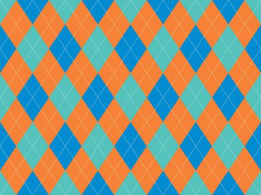 Argyle deseni kusursuz. Kumaş dokusu arka planı. Klasik argill vektör süslemesi.