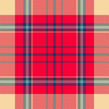 Piksel arkaplan vektör tasarımı. Modern, pürüzsüz desenli ekose. Kare kumaş. Tartan İskoç tekstili. Güzellik rengi süsleri..