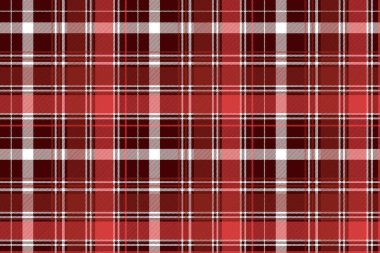 Red diagonal abstract plaid seamless pattern. Vector illustration.