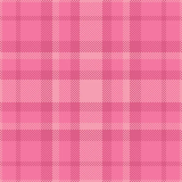 Pixel Achtergrond Vector Ontwerp Moderne Naadloze Patroon Plaid Vierkante Textuur — Stockvector