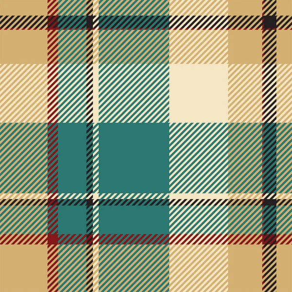 Vetor Padrão Xadrez Sem Costura Tartan Scotland Tecido Fundo Retro —  Vetores de Stock