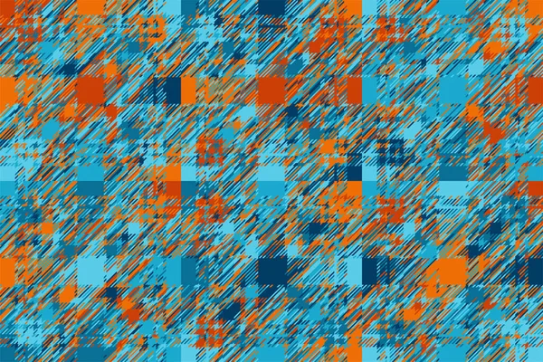 Fondo Fallo Moderno Vector Patrón Abstracto Geométrico Color Líneas Daños — Archivo Imágenes Vectoriales