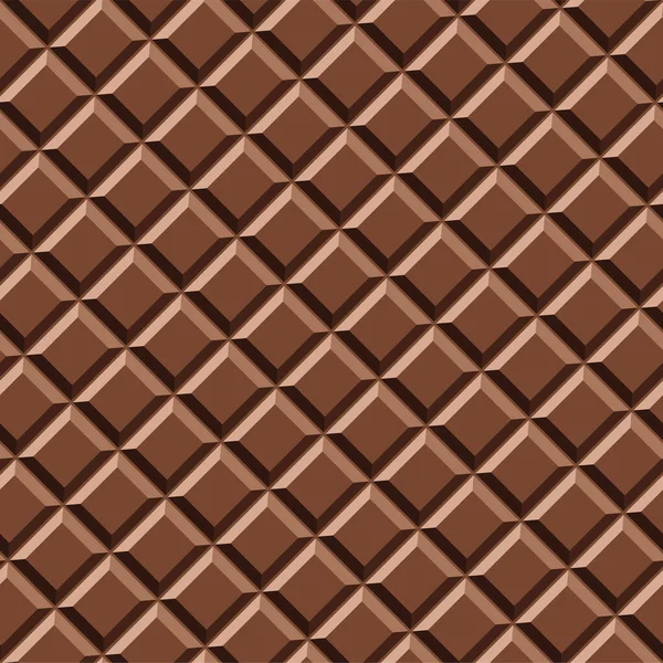 Motif Sans Couture Texture Chocolat Sucré Fond Vectoriel — Image vectorielle