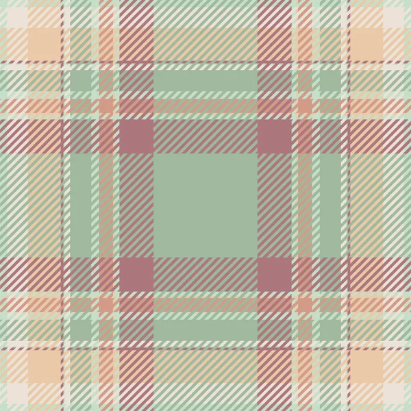 Tartan Skotska Sömlös Rutig Mönster Vektor Retro Bakgrund Tyg Vintage — Stock vektor