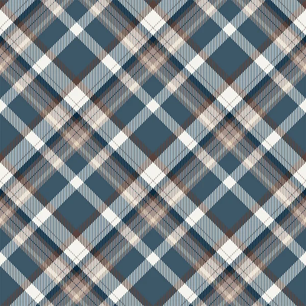 Tartan Scotland Seamless Plaid Pattern Vector Retro Background Fabric Vintage — Stock Vector