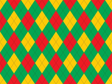 Argyle deseni kusursuz. Kumaş dokusu arka planı. Klasik argill vektör süslemesi.