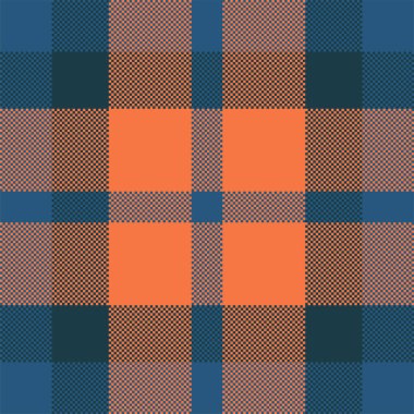 Piksel arkaplan vektör tasarımı. Modern, pürüzsüz desenli ekose. Kare kumaş. Tartan İskoç tekstili. Güzellik rengi süsleri..