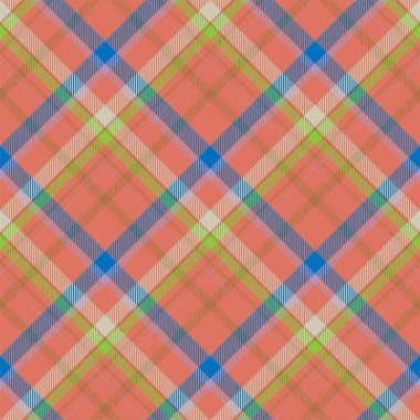 Tartan İskoçya kusursuz ekose desenli taşıyıcı. Retro arkaplan kumaşı. Tekstil baskısı, ambalaj kağıdı, hediye kartı, duvar kağıdı düz tasarım için klasik denetim renk kare geometrik dokusu.
