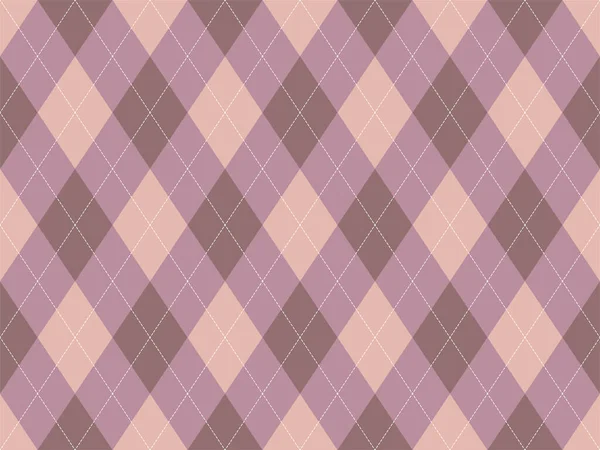 Patrón Argyle Sin Costuras Textura Tela Fondo Clásico Ornamento Vector — Archivo Imágenes Vectoriales