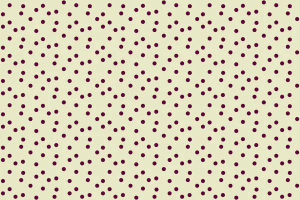 Beige Coffee Color Randomly Dots Vector Seamless Pattern — Stock Vector